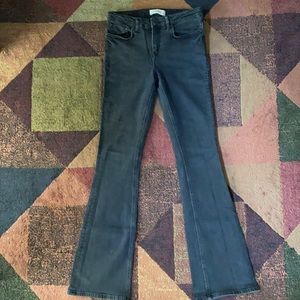 ZARA Mid-Rise Flare Jeans